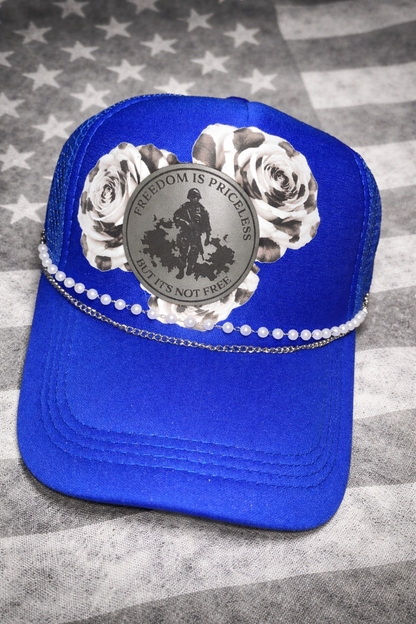 Stars, Stripes & Sacrifice Custom Trucker Hat- Hero’s series