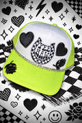 Neon Outlaw Western Trucker Hat- Electric Rose Series