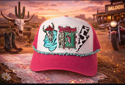 Custom Trucker Hat Cowgirl Switch – Grace & Grit Hat